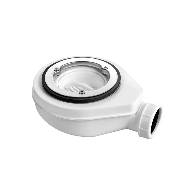 emke-receveur-de-douche-embout-coulement-blanc-90-mm image 1