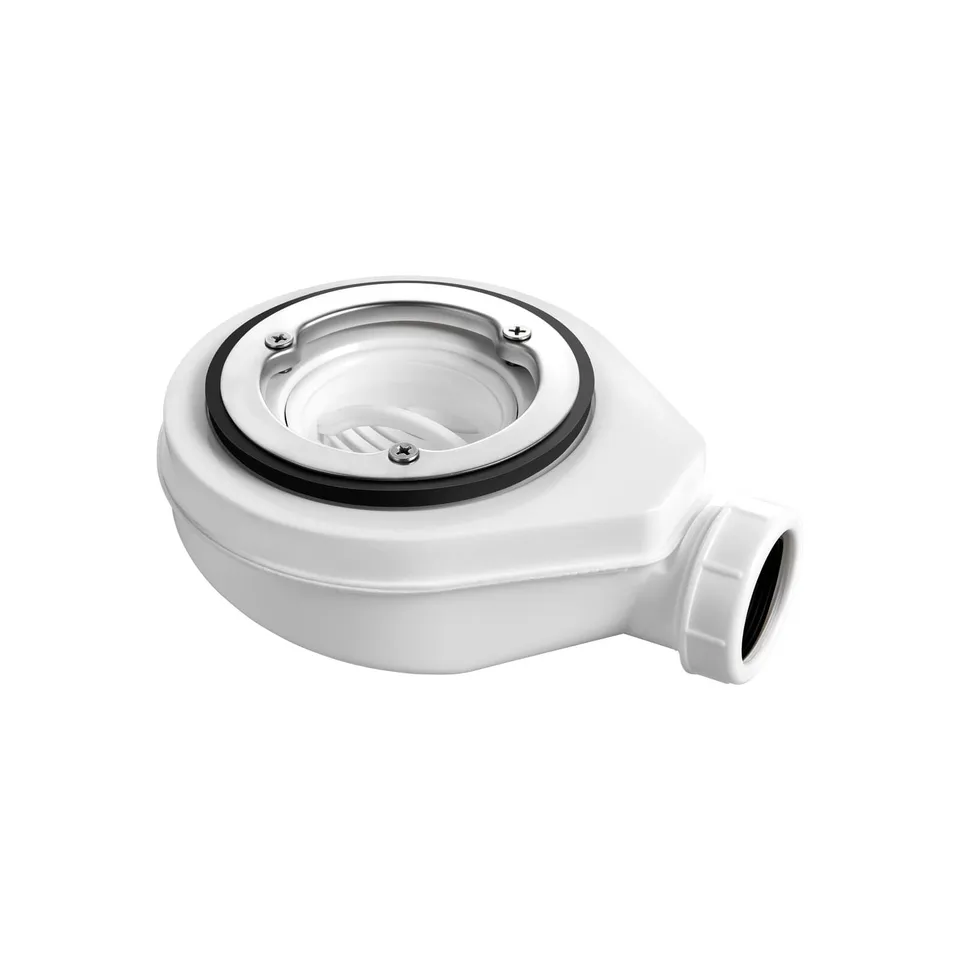 emke-receveur-de-douche-embout-coulement-blanc-90-mm image 1