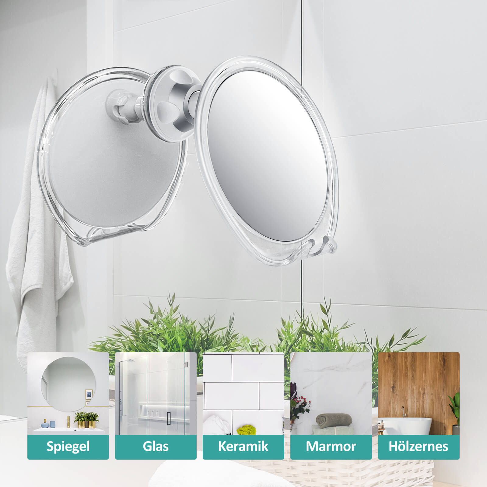 emke-cm03b7w-miroir-grossissant-7x-ventouse-avec-support image 5