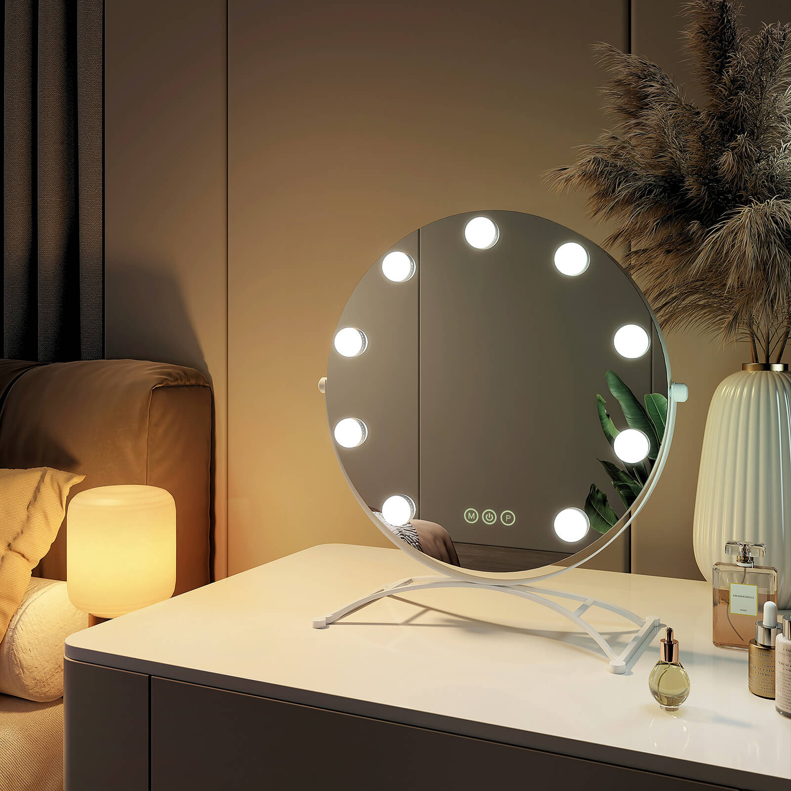 emke-cm11-miroir-cosm-tique-rond-noir-50-cm-7x-led image 6