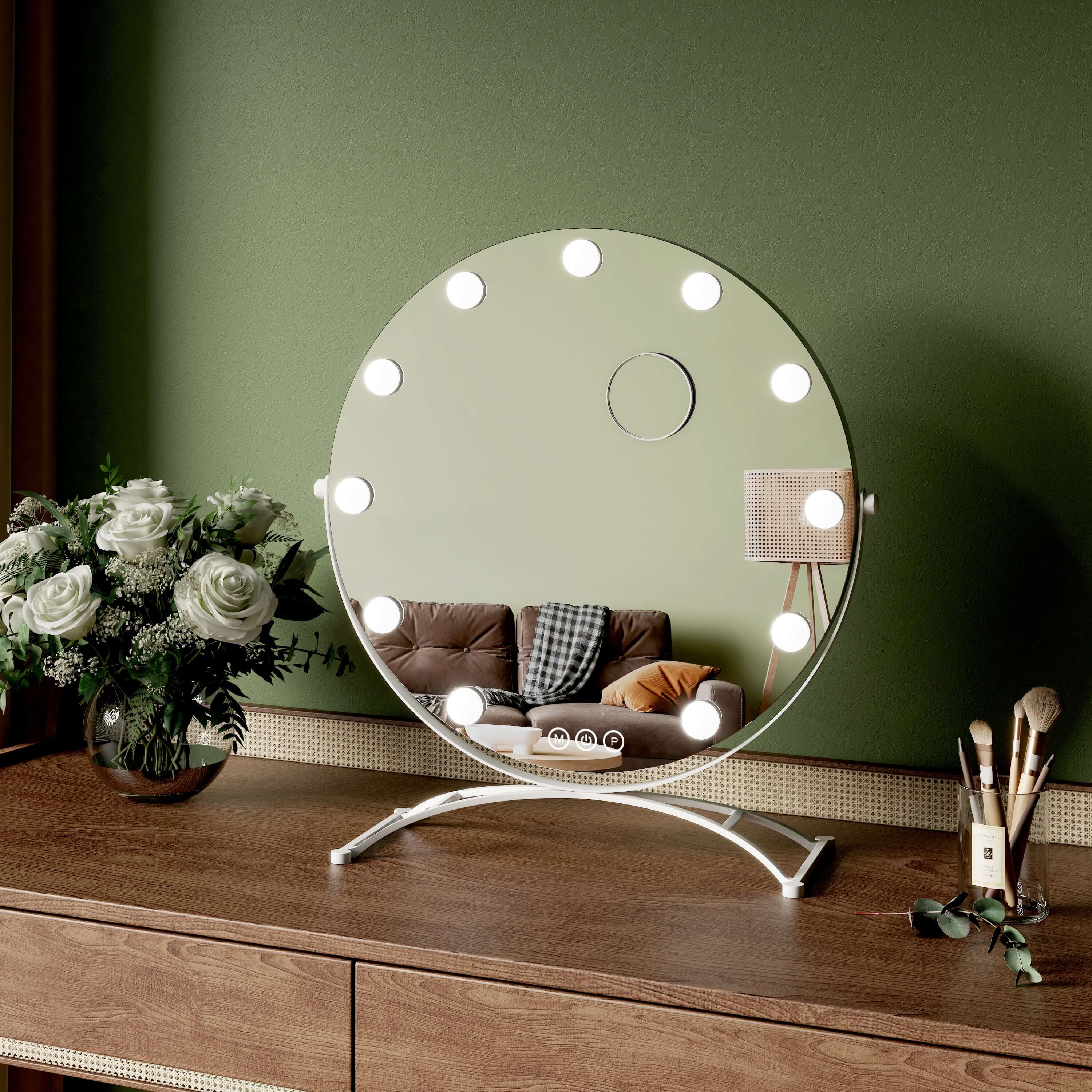 emke-cm11-miroir-cosm-tique-rond-noir-50-cm-7x-led image 4