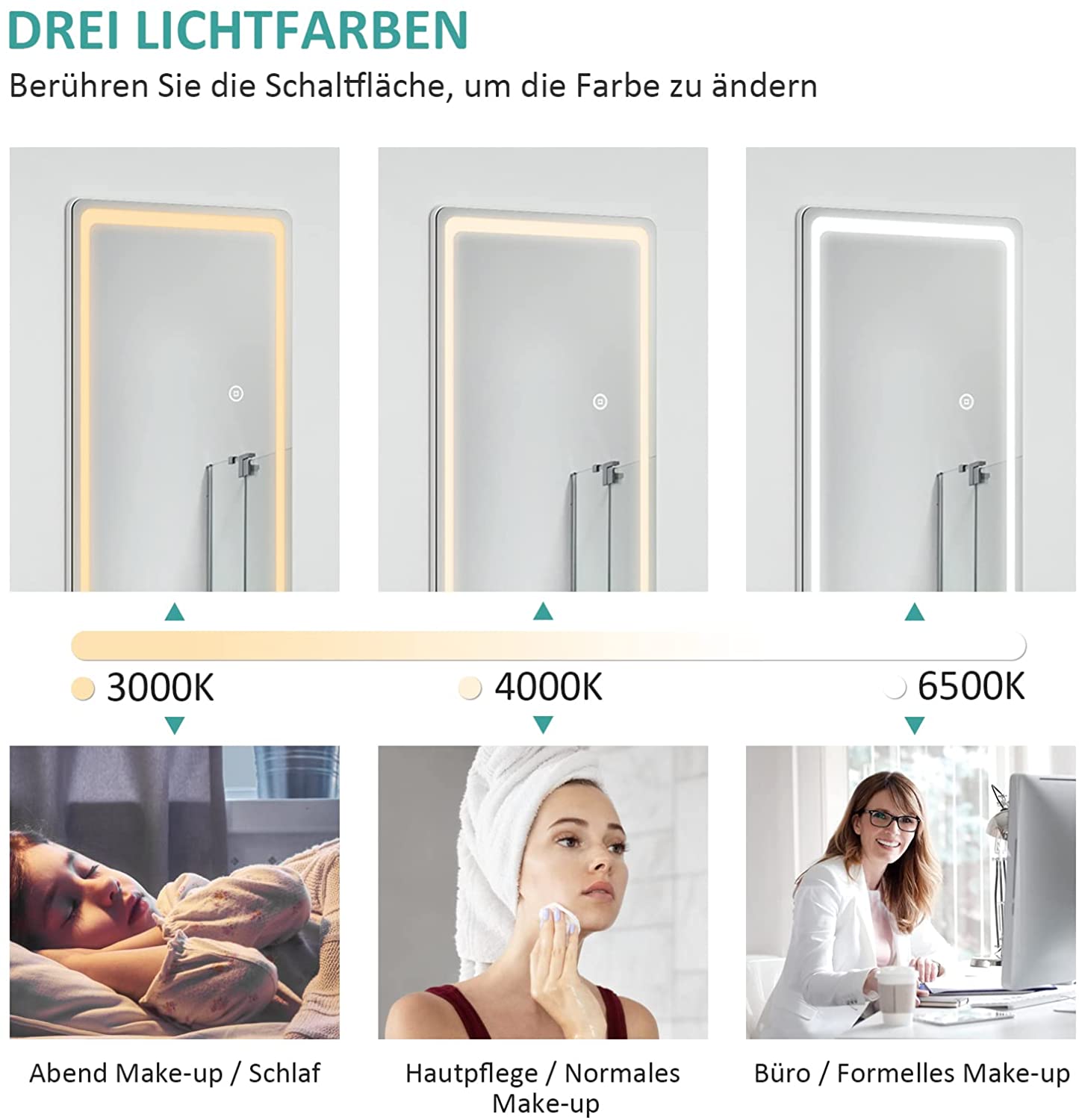 emke-fm01-miroir-sur-pied-led-160x40-tactile-3-couleurs image 7