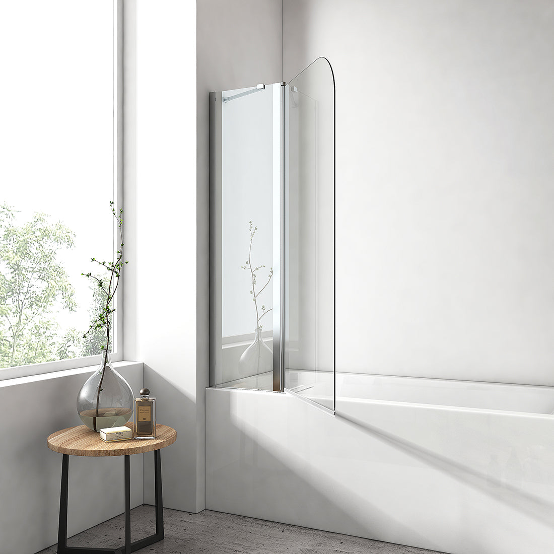 emke-pare-baignoire-paroi-douche-baignoire-100x140-cm-pivotante image 3