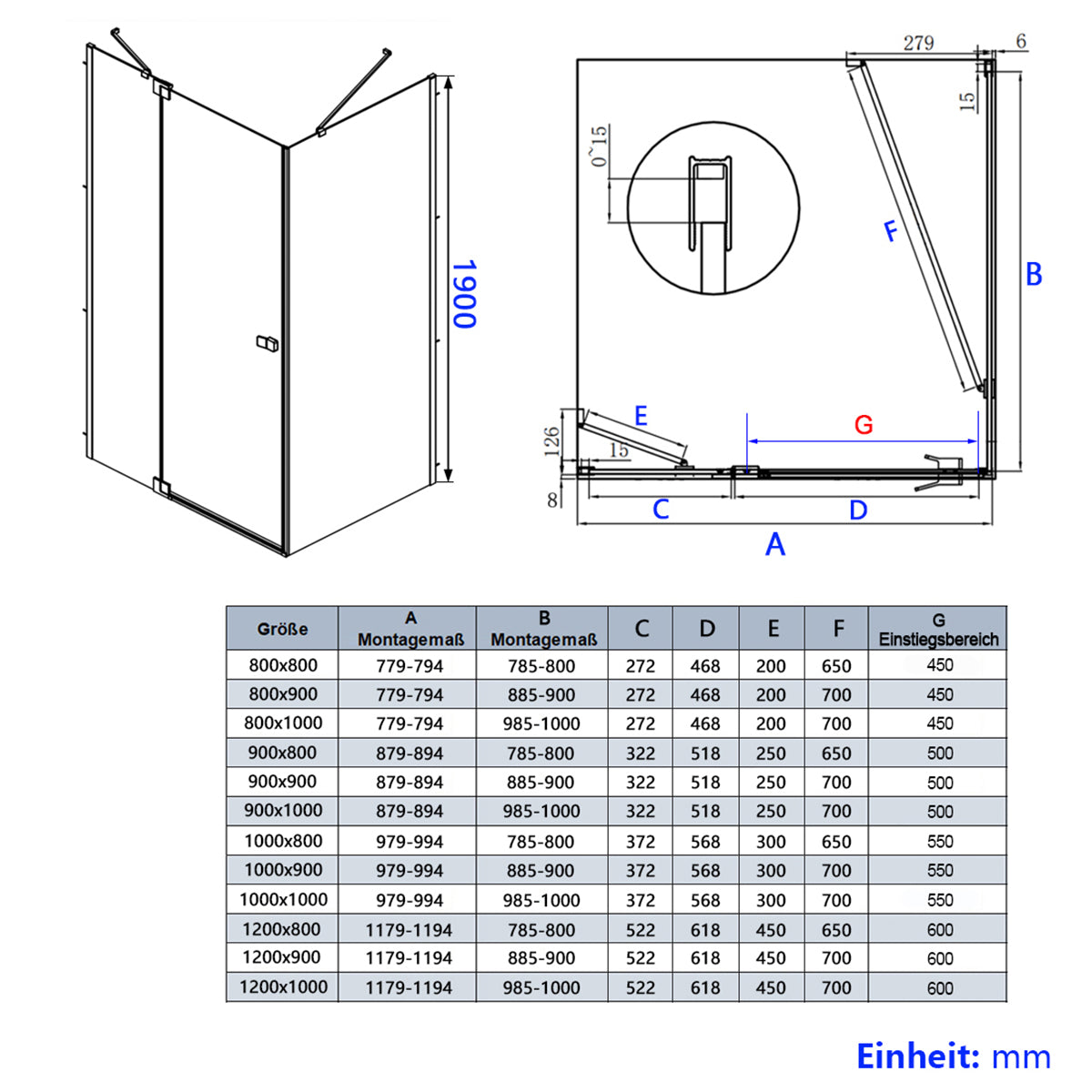 emke-cabine-de-douche-90x190-90x190-chrome-verre-6-mm image 8