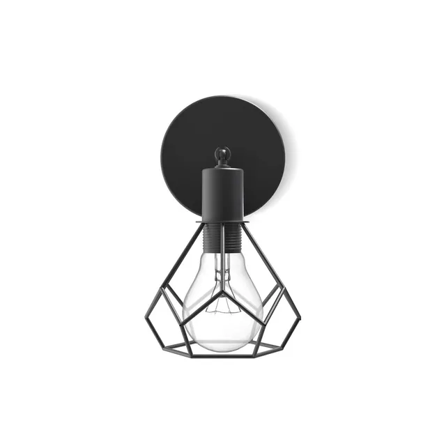 emke-l25a1bl-applique-murale-noire-e14-pivotante image 1