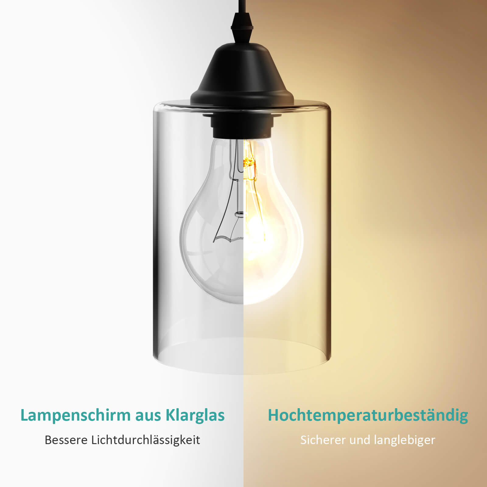 emke-l17b2bl-suspension-verre-e27-c-ble-100cm image 3