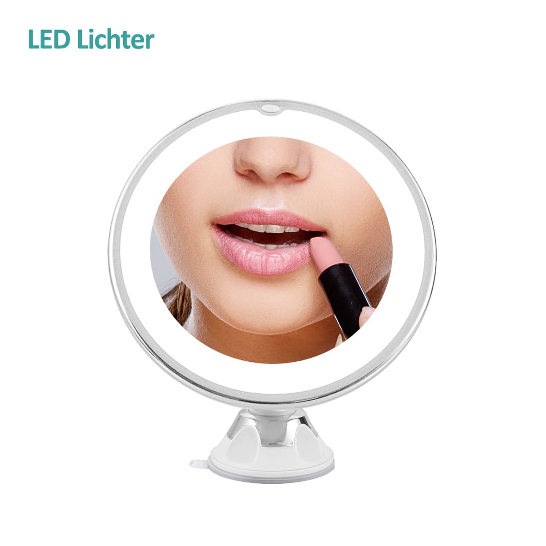 emke-miroir-grossissant-led-5x-ventouse-175-mm-rotatif-360 image 2