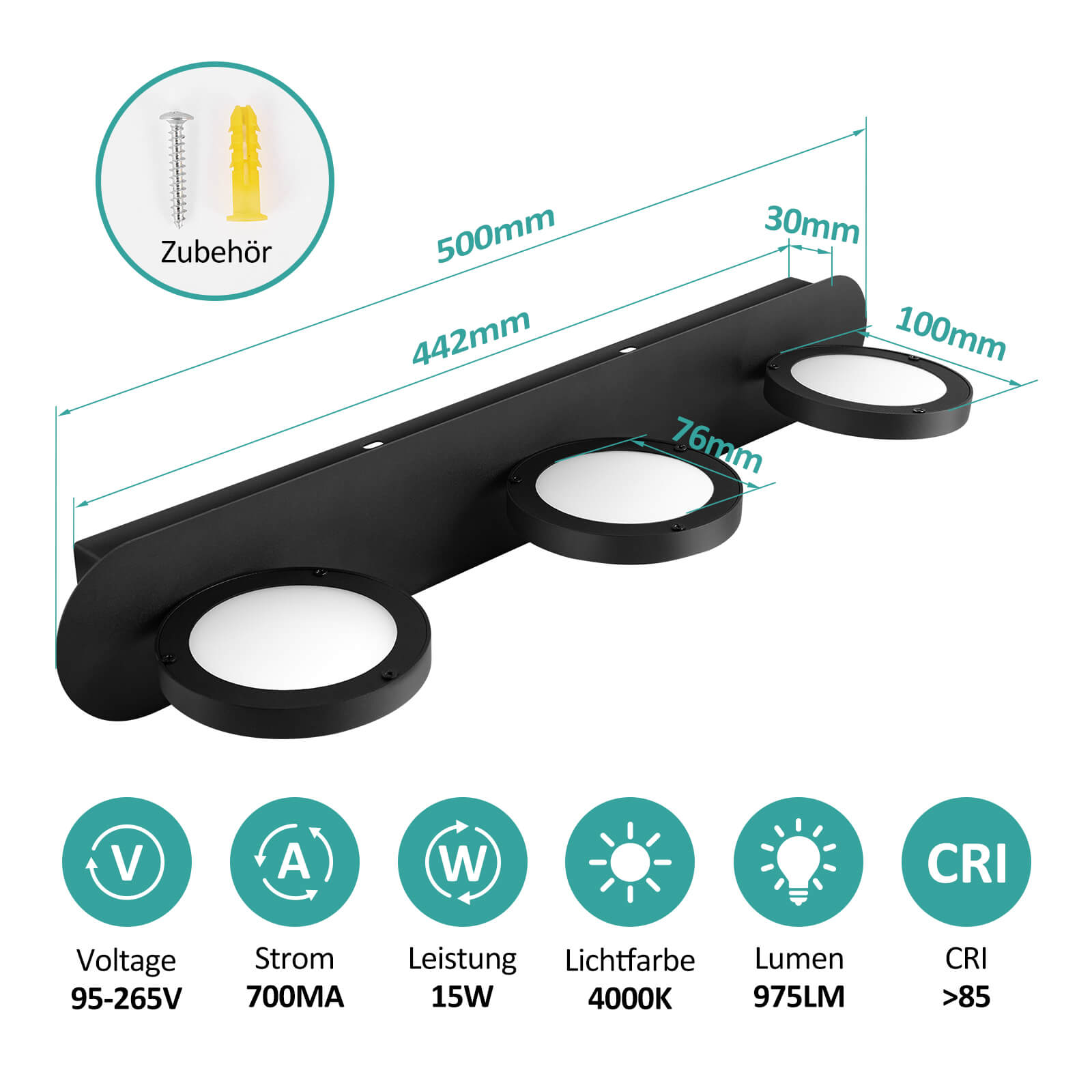 emke-l24-applique-miroir-led-noir-mat-50-cm-blanc-chaud image 8