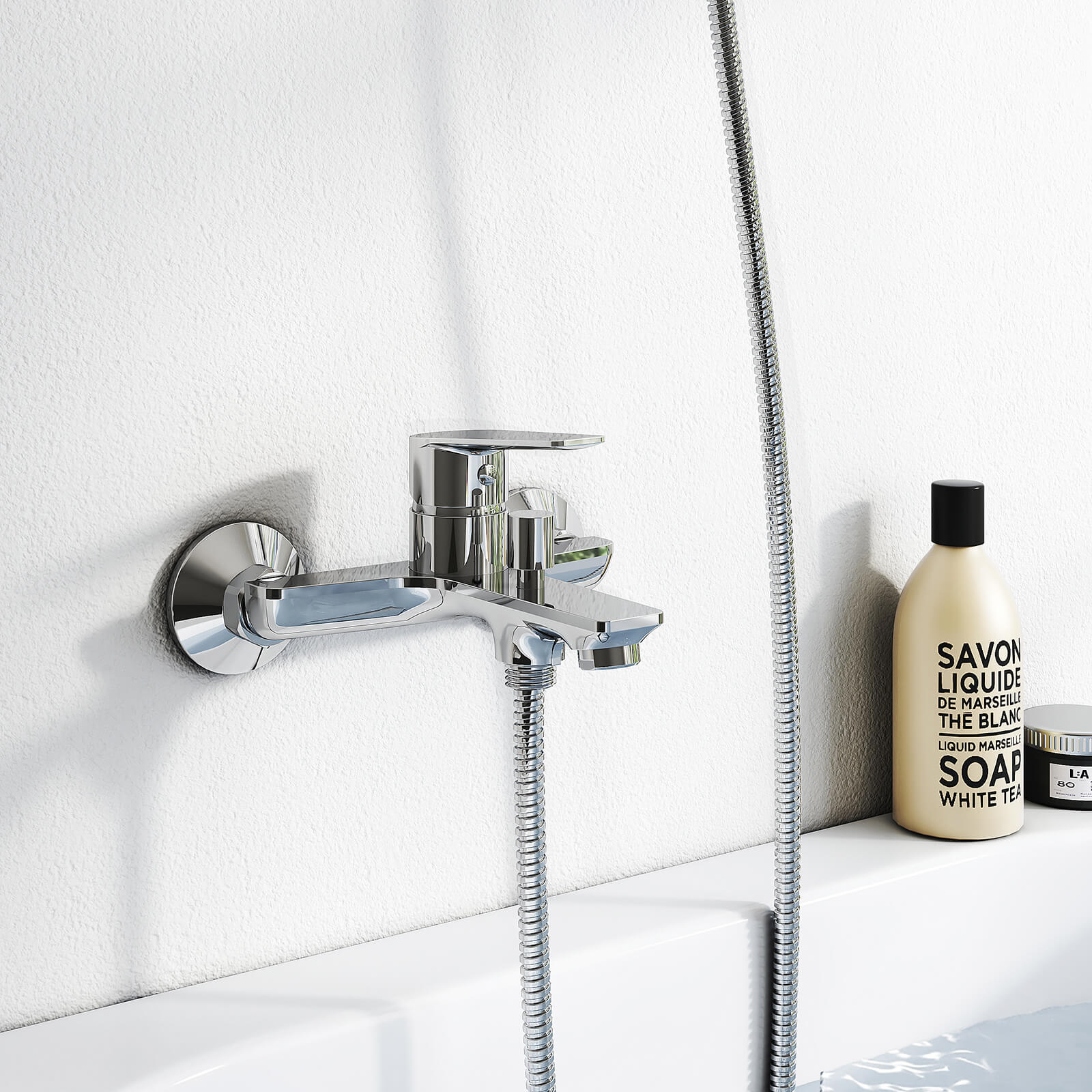emke-f03-mitigeur-douche-mural-chrome-baignoire image 2