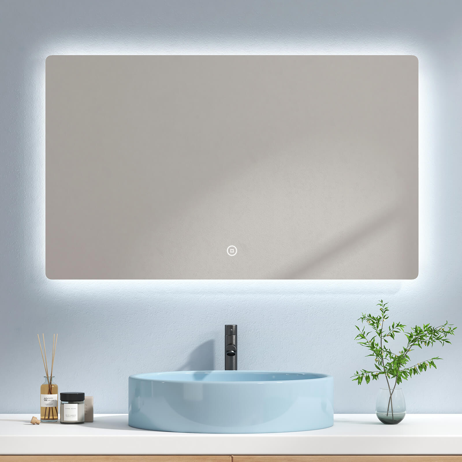 emke-lm09-miroir-lumineux-led-tactile-80x60-anti-bu-e image 1
