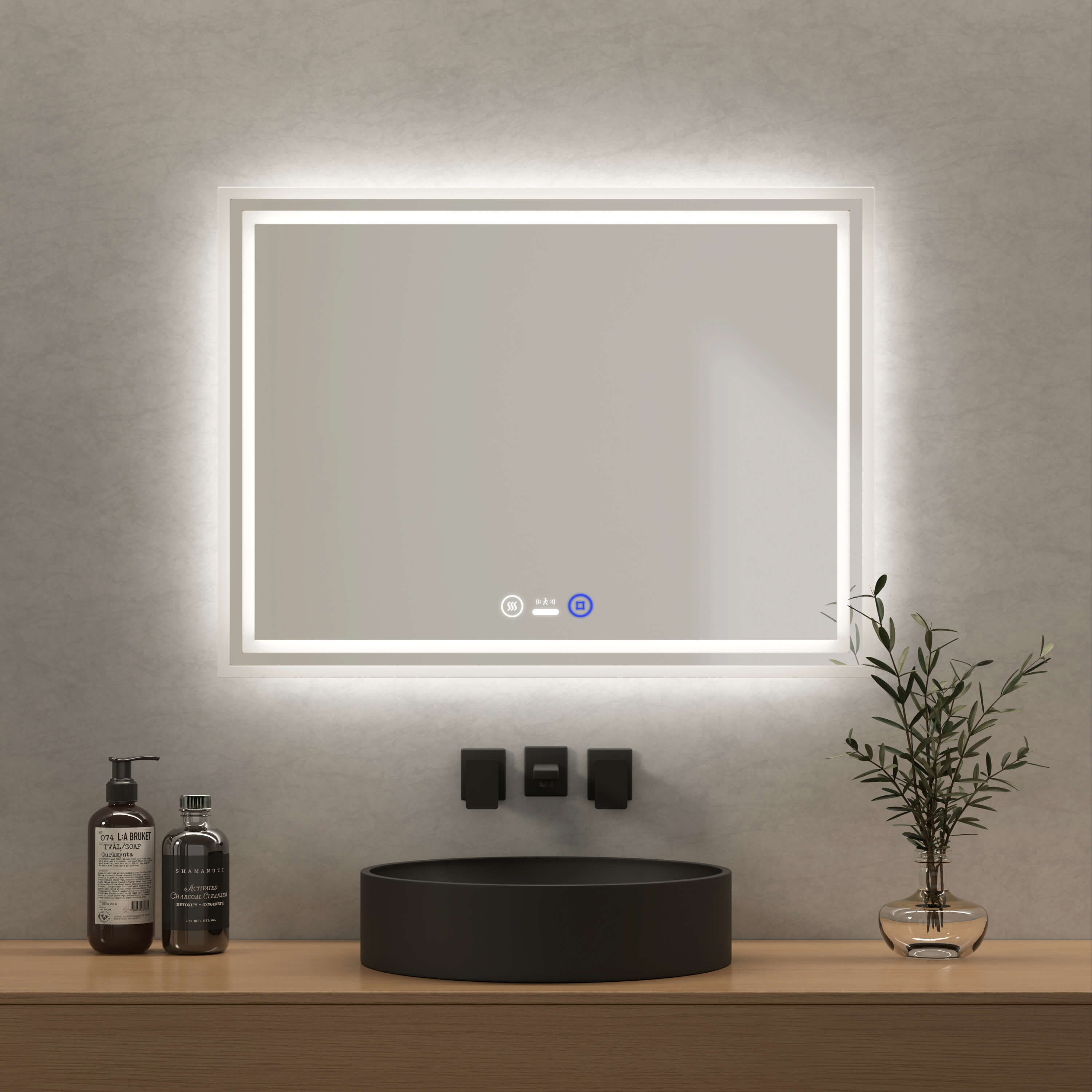 emke-miroir-lumineux-lm04-salle-de-bain-led-80x60-d-tecteur image 2