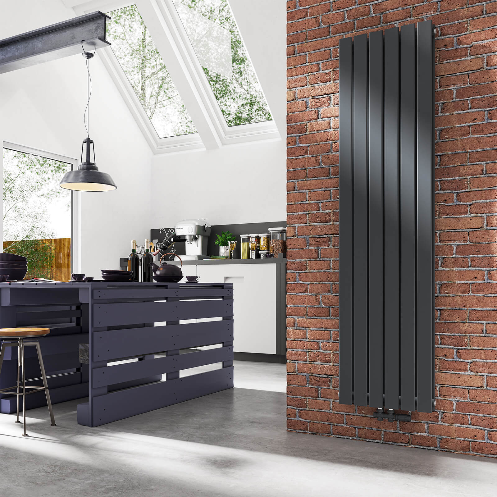 emke-radiateur-plat-vertical-double-blanc-180x62-eau-chaude image 6