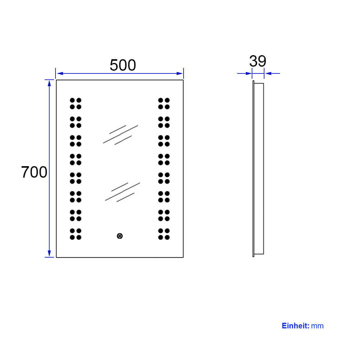 emke-lm07-miroir-led-salle-de-bain-50x70-antibu-e image 6