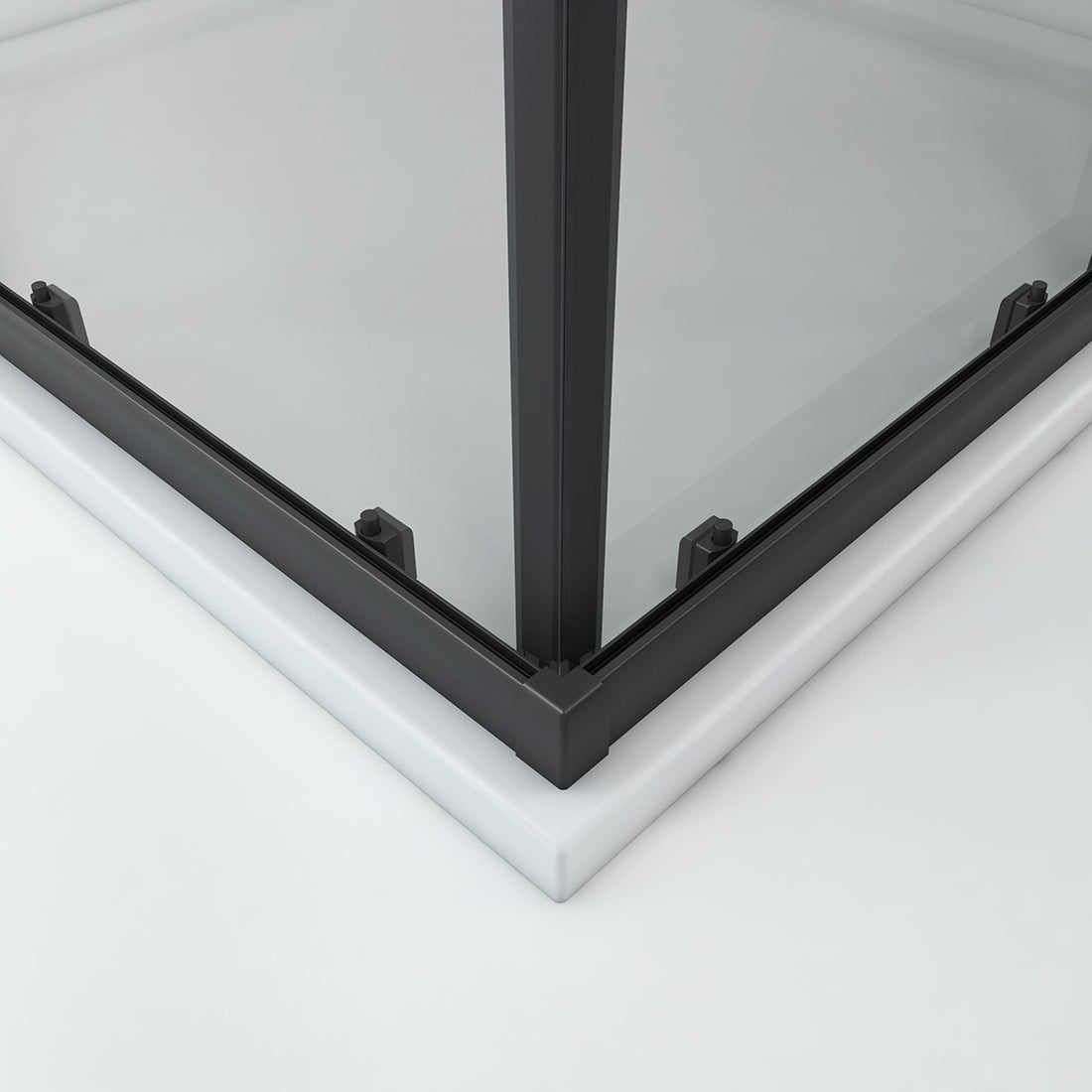 emke-cabine-de-douche-carr-e-90x90x190-cm-noir-portes-coulissantes image 7