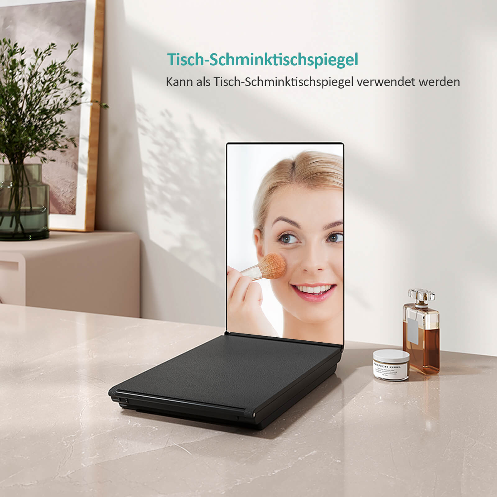emke-cm04-miroir-grossissant-pliable-led-5x-noir image 8