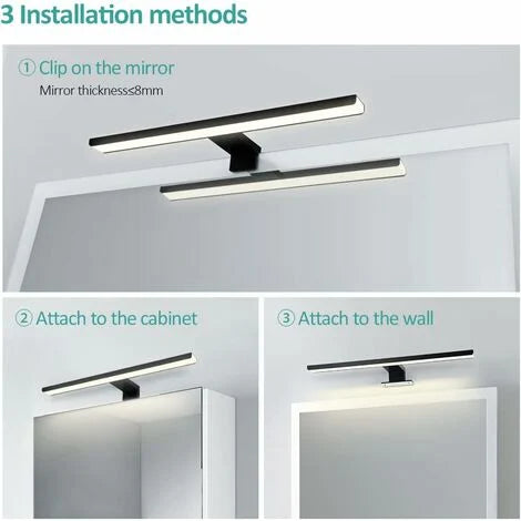 emke-luminaire-l08-lampe-miroir-led-40-cm-noir-6000k image 4