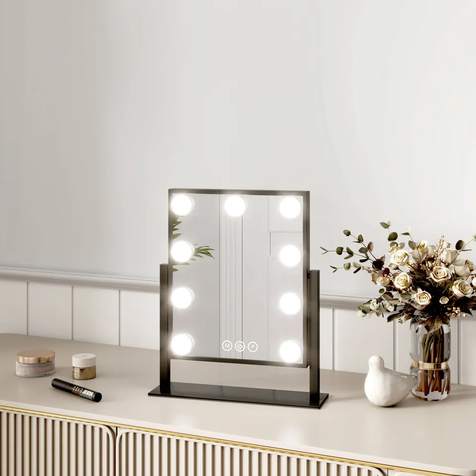 emke-cm12-miroir-cosm-tique-hollywood-noir-25x30-grossissant-7x image 1