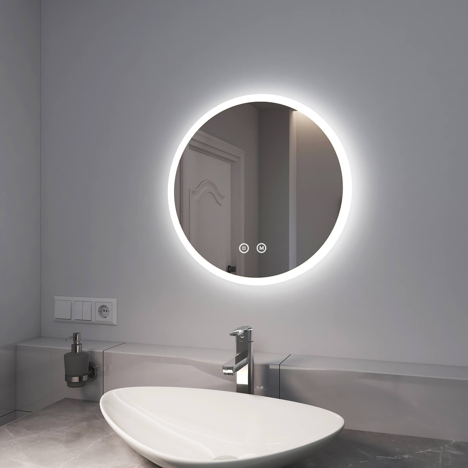 emke-olm01-miroir-rond-led-80cm-tactile-anti-bu-e image 4