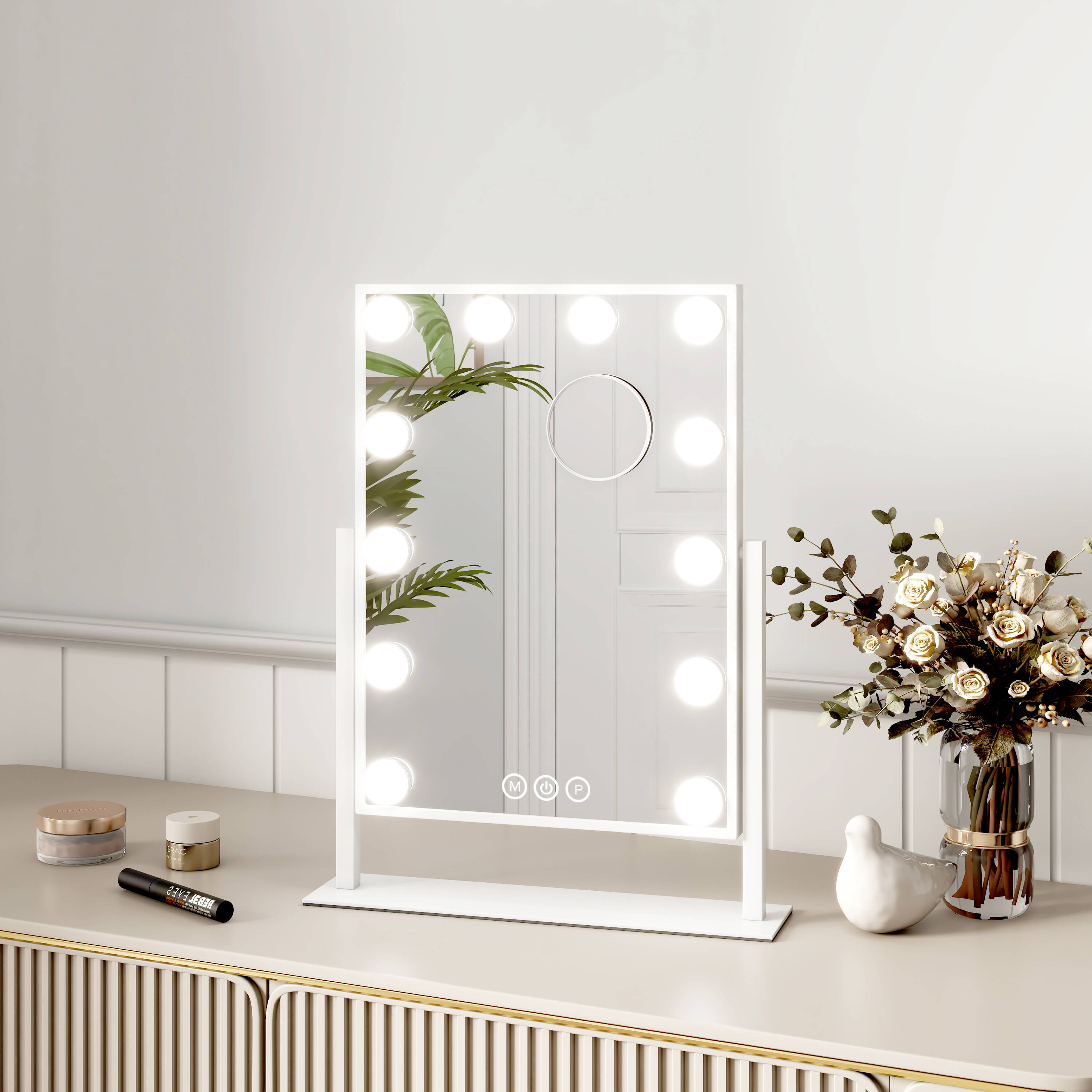 emke-cm12-miroir-cosm-tique-hollywood-noir-25x30-grossissant-7x image 4