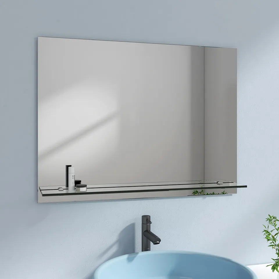 emke-m2s-miroir-mural-avec-tag-re-45x60-cm-verre image 1