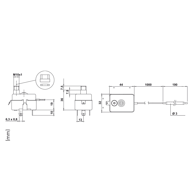 fantini-cosmi-tg400-991-thermostat-humidistat-ambiant image 2