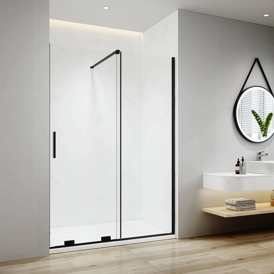 emke-cabine-de-douche-120x195-cm-noir-verre-8-mm image 1