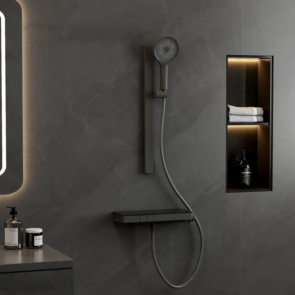 emke-f22-colonne-douche-thermostatique-anthracite image 1