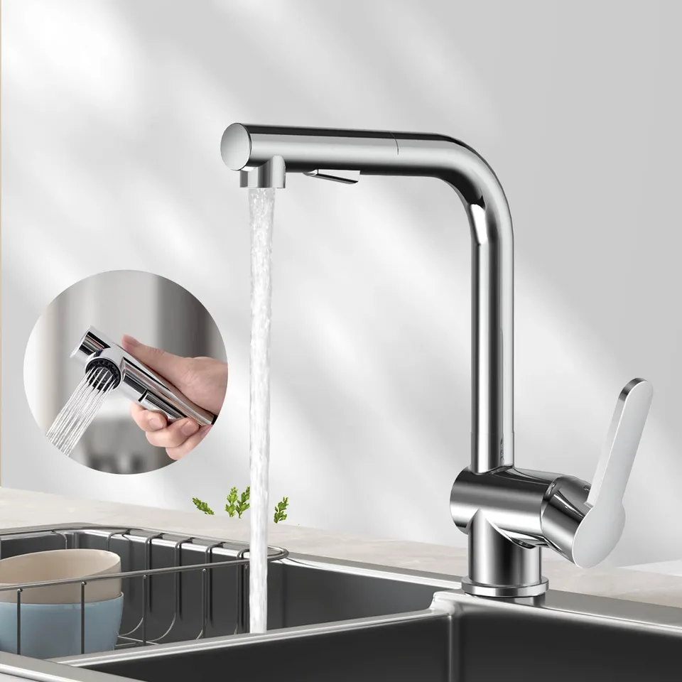 emke-f16-robinet-cuisine-extensible-chrom-2-jets image 1