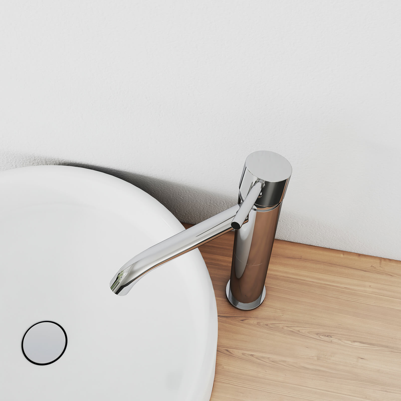 emke-f14-mitigeur-lavabo-sur-lev-chrom-sans-vidage image 3
