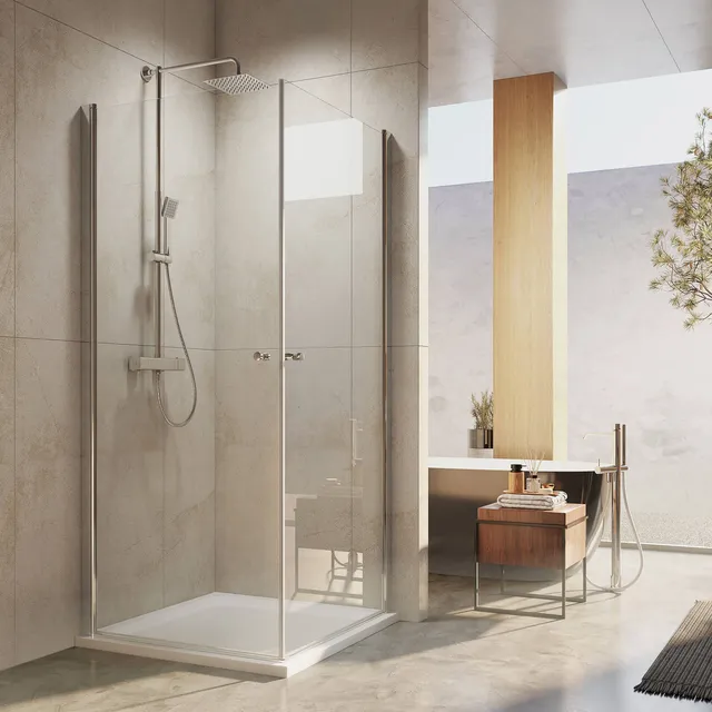 emke-cabine-douche-angle-90x90x195cm-verre-nano image 1