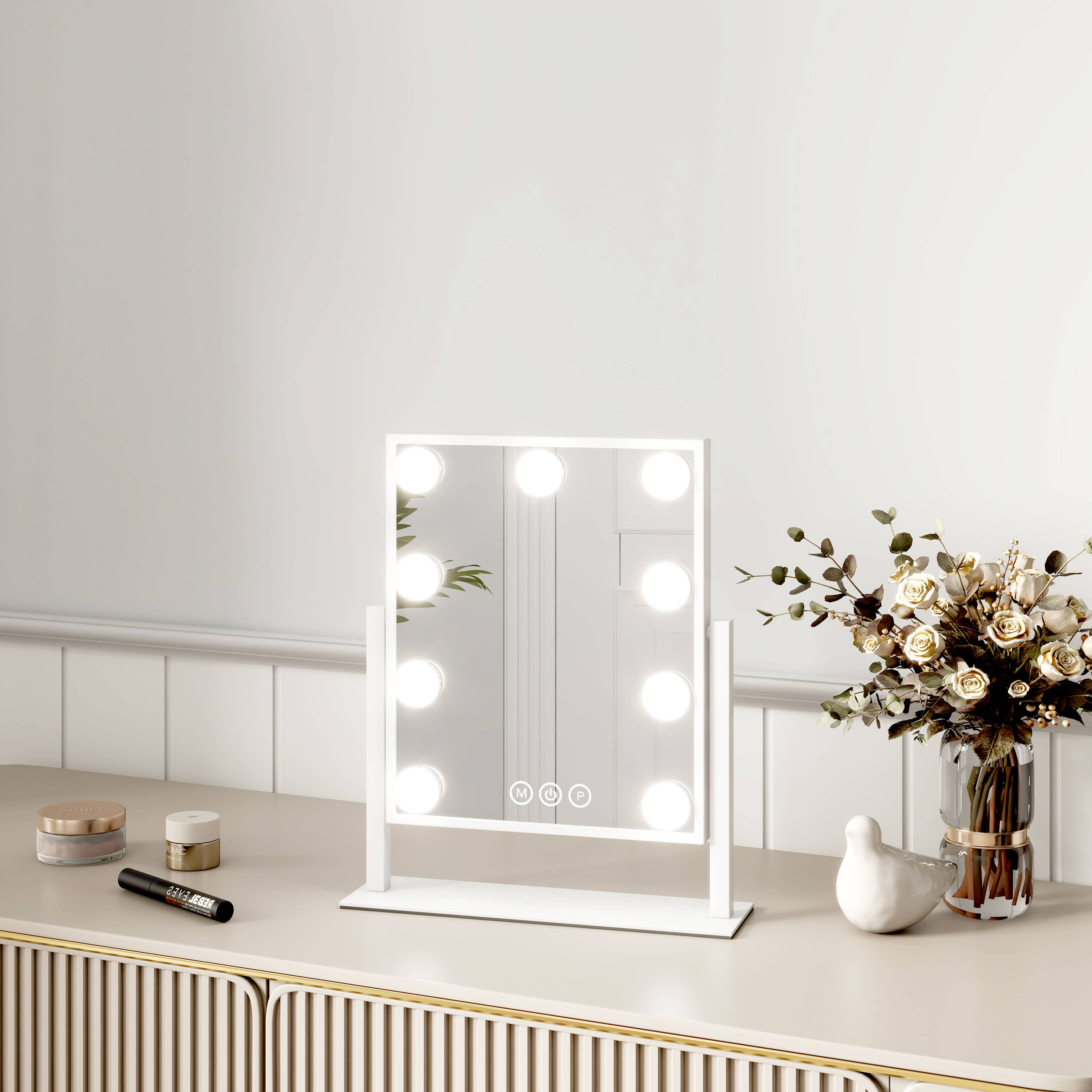 emke-cm12-miroir-cosm-tique-hollywood-noir-25x30-grossissant-7x image 3