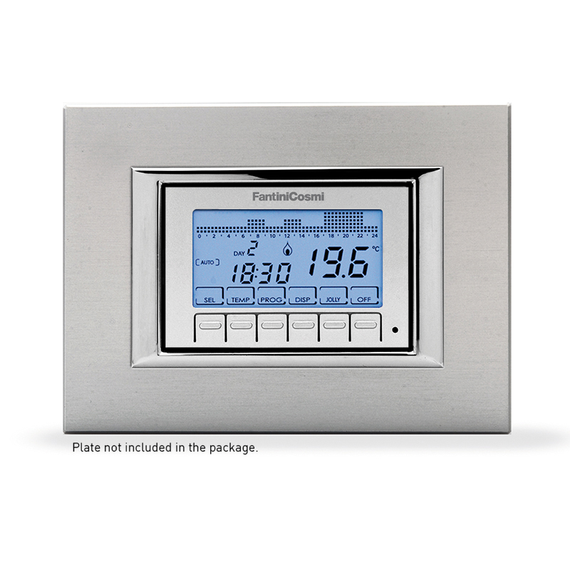fantini-cosmi-intellicomfort-ch141a-thermostat-hebdomadaire-3-modules image 2