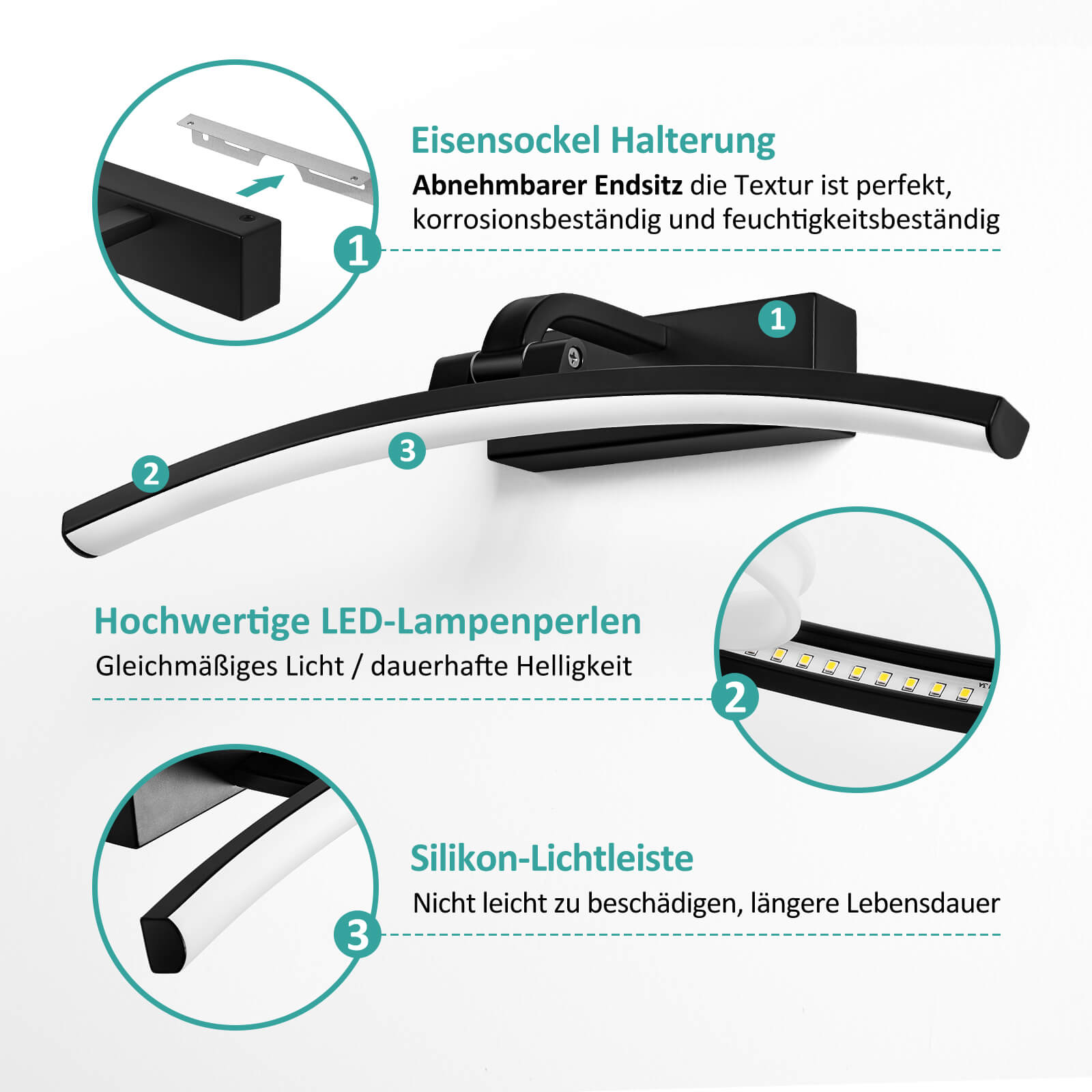 emke-l23-applique-murale-led-miroir-noir-mat-40-cm-4000k image 5