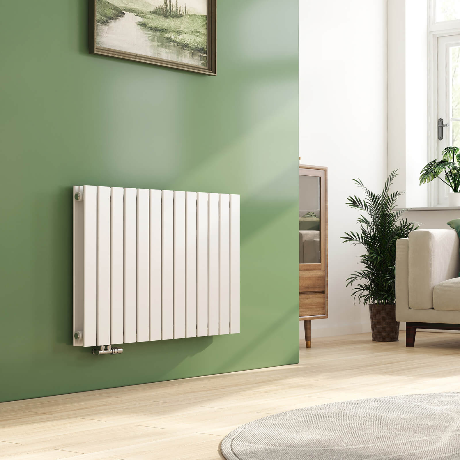 emke-radiateur-double-couche-horizontal-blanc-63x100 image 1