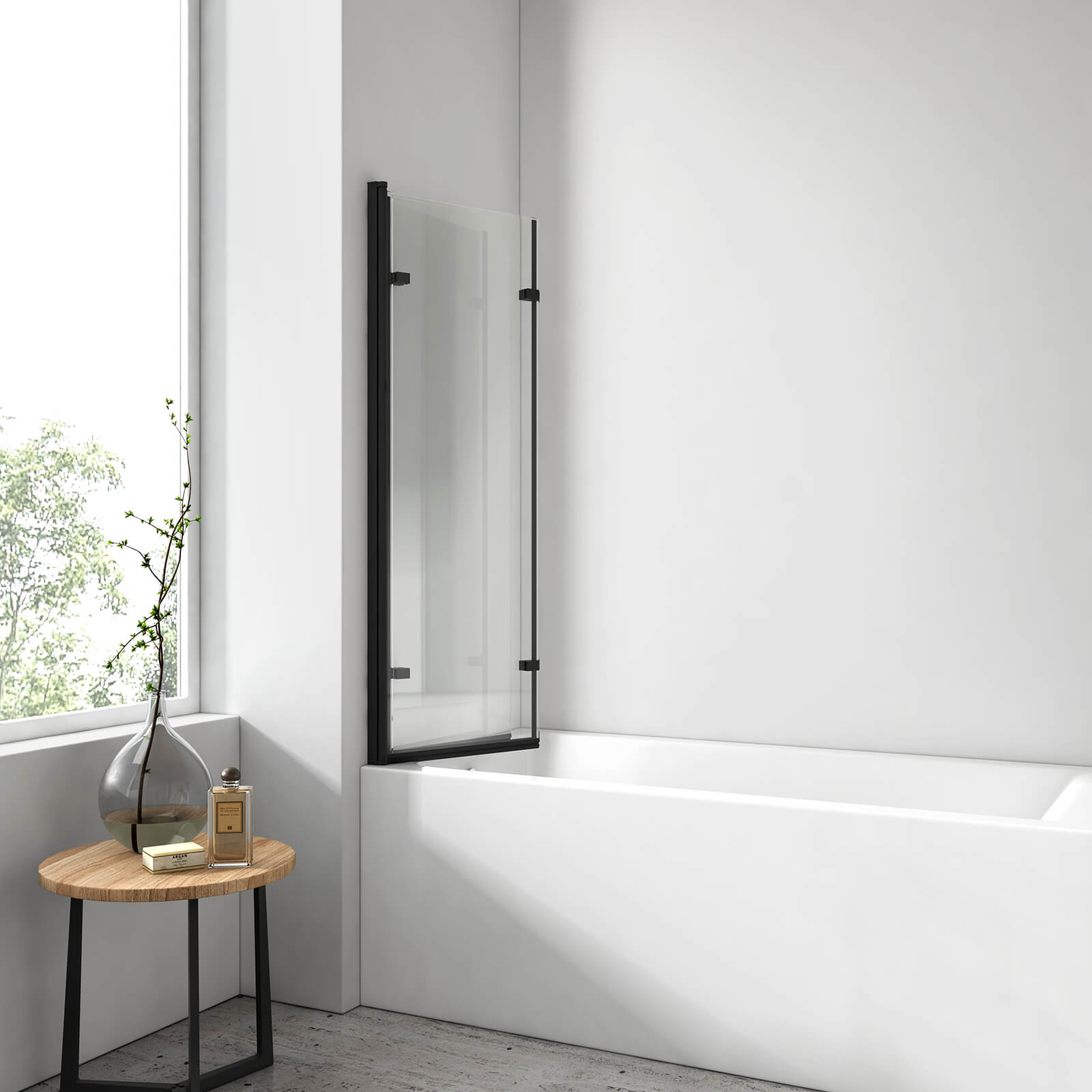 emke-pare-baignoire-rabattable-3-volets-120-cm-noir-verre-6-mm image 6