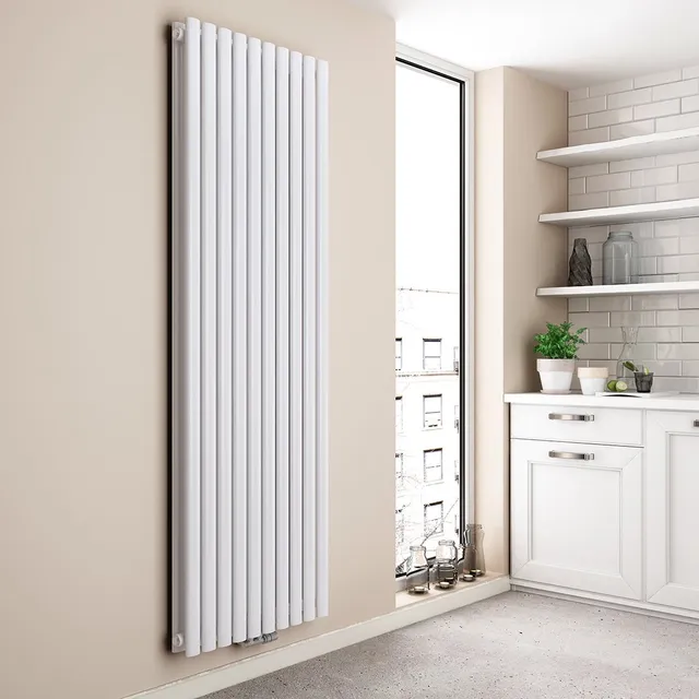emke-radiateur-eau-chaude-vertical-blanc-180x60-double-couche image 1