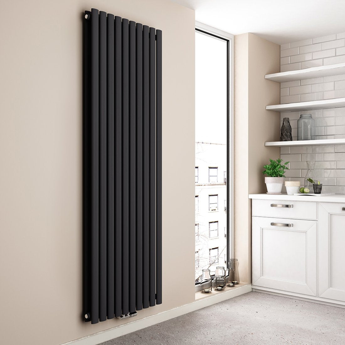 emke-radiateur-eau-chaude-vertical-blanc-180x60-double-couche image 2