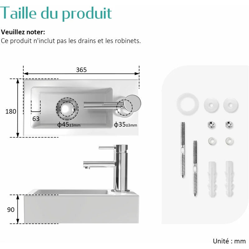 emke-cb06-lave-mains-suspendu-c-ramique-blanc-40-5-cm image 6