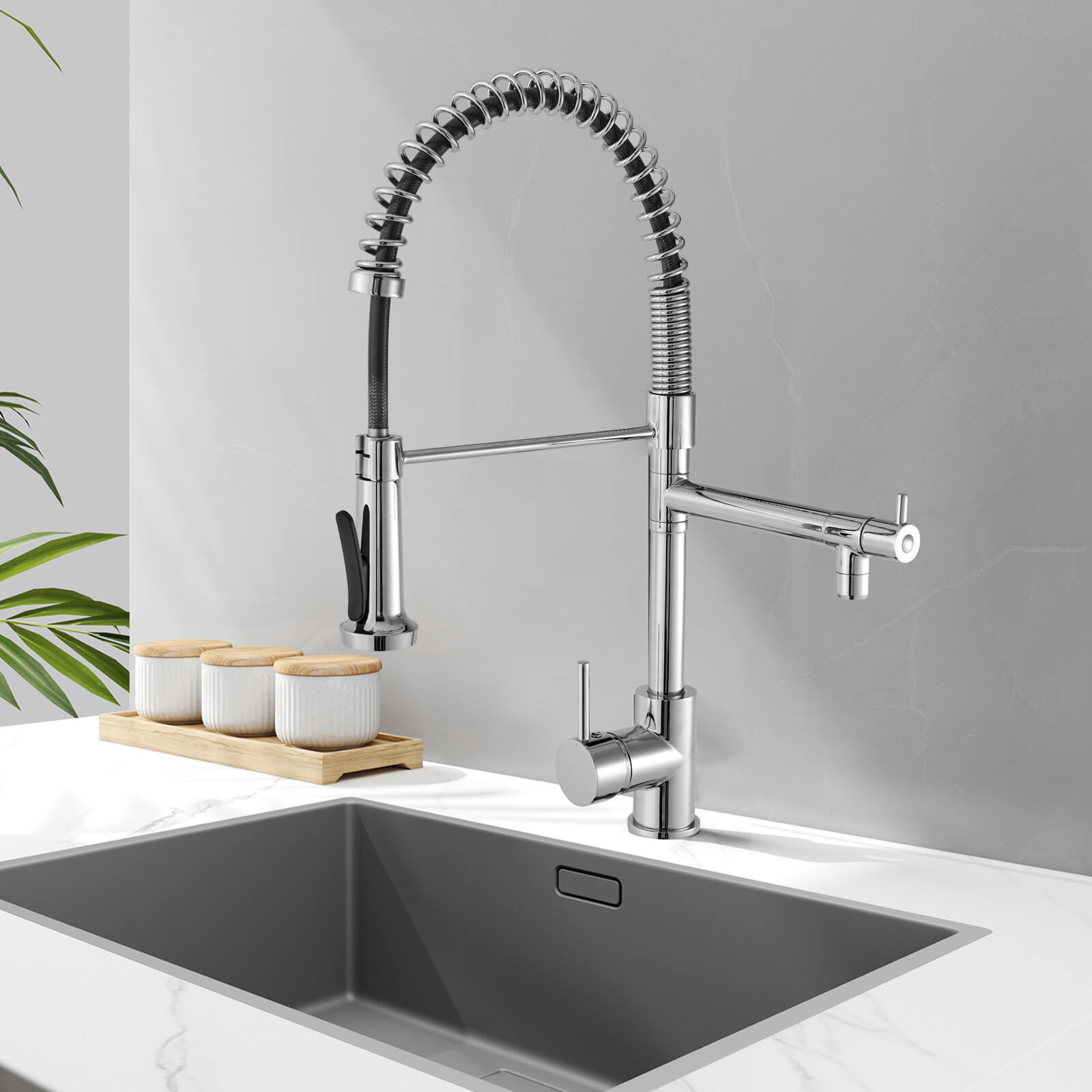 emke-f19-robinet-cuisine-chrom-flexible-2-jets image 2