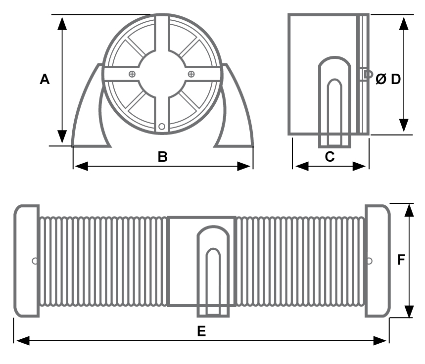fantini-cosmi-evolution-kl-extracteur-axial-kit-100-mm image 2