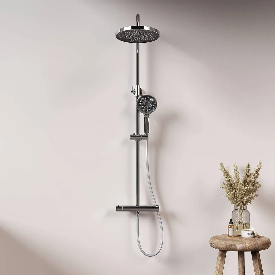 emke-f07-colonne-de-douche-thermostatique-chrom-28-cm image 1