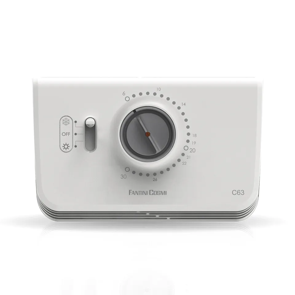 fantini-cosmi-c63-thermostat-d-ambiance-chaud-froid-filaire image 1