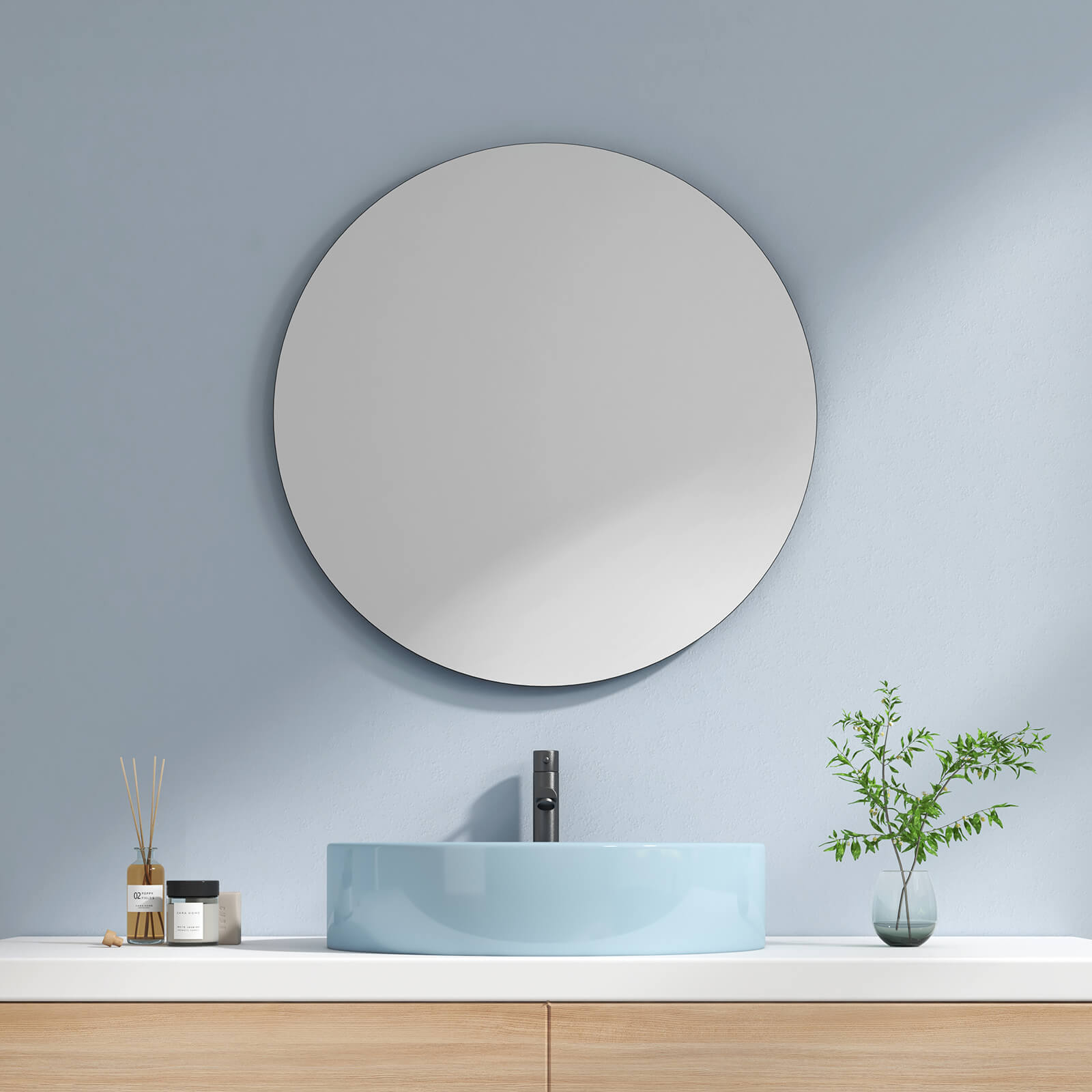 emke-miroir-mural-m05-rond-60-cm-sans-cadre image 3
