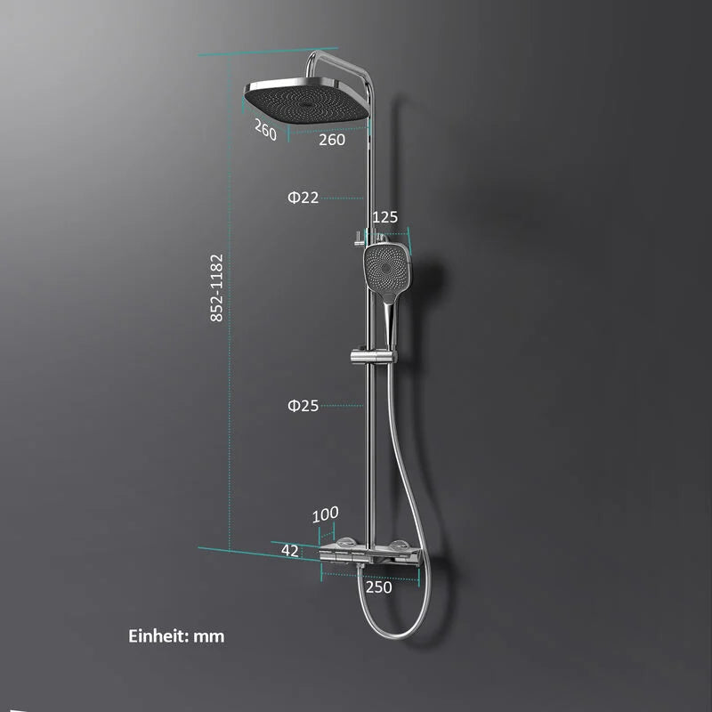 emke-f12-colonne-de-douche-thermostatique-chrome-pluie image 6