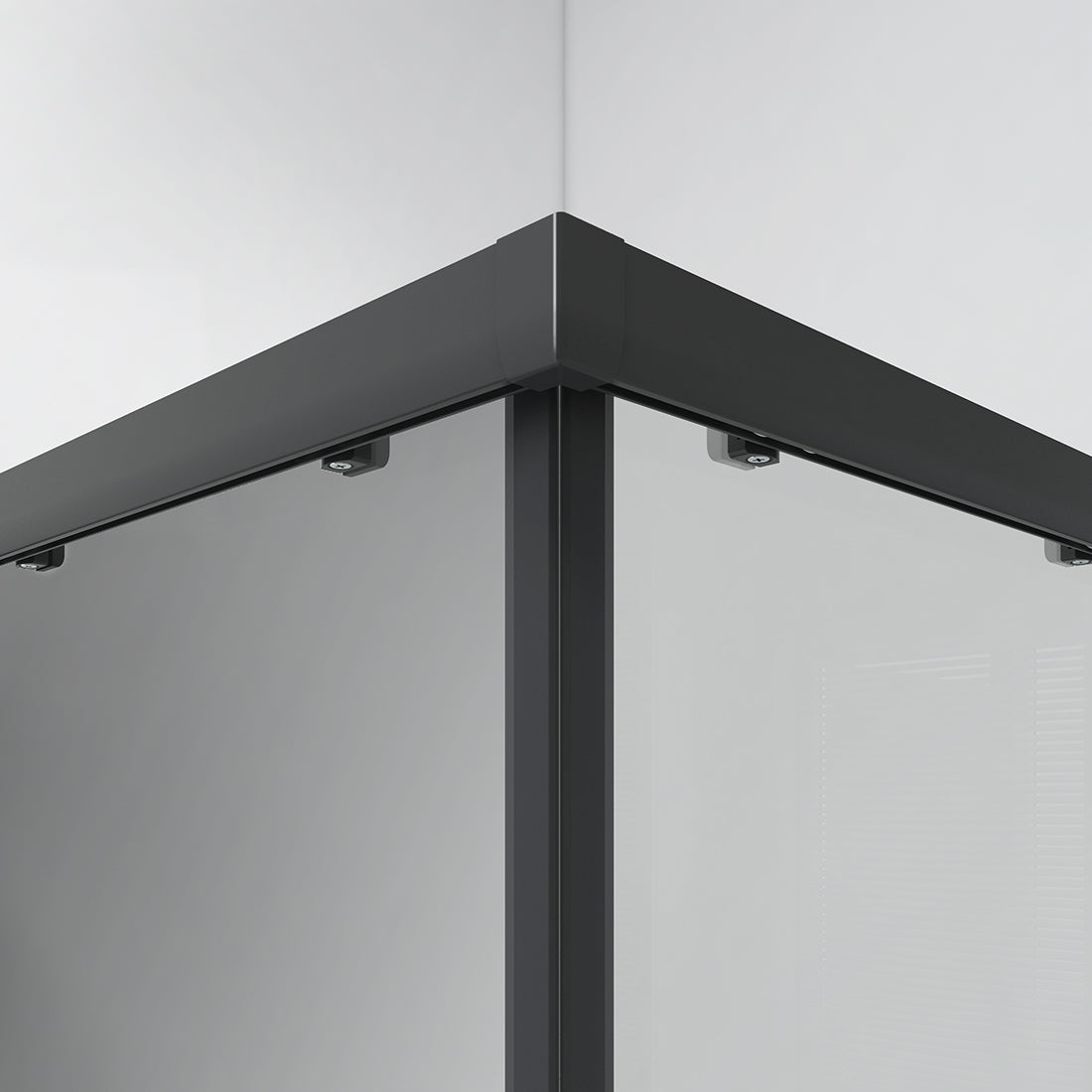emke-cabine-de-douche-carr-e-90x90x190-cm-noir-portes-coulissantes image 6
