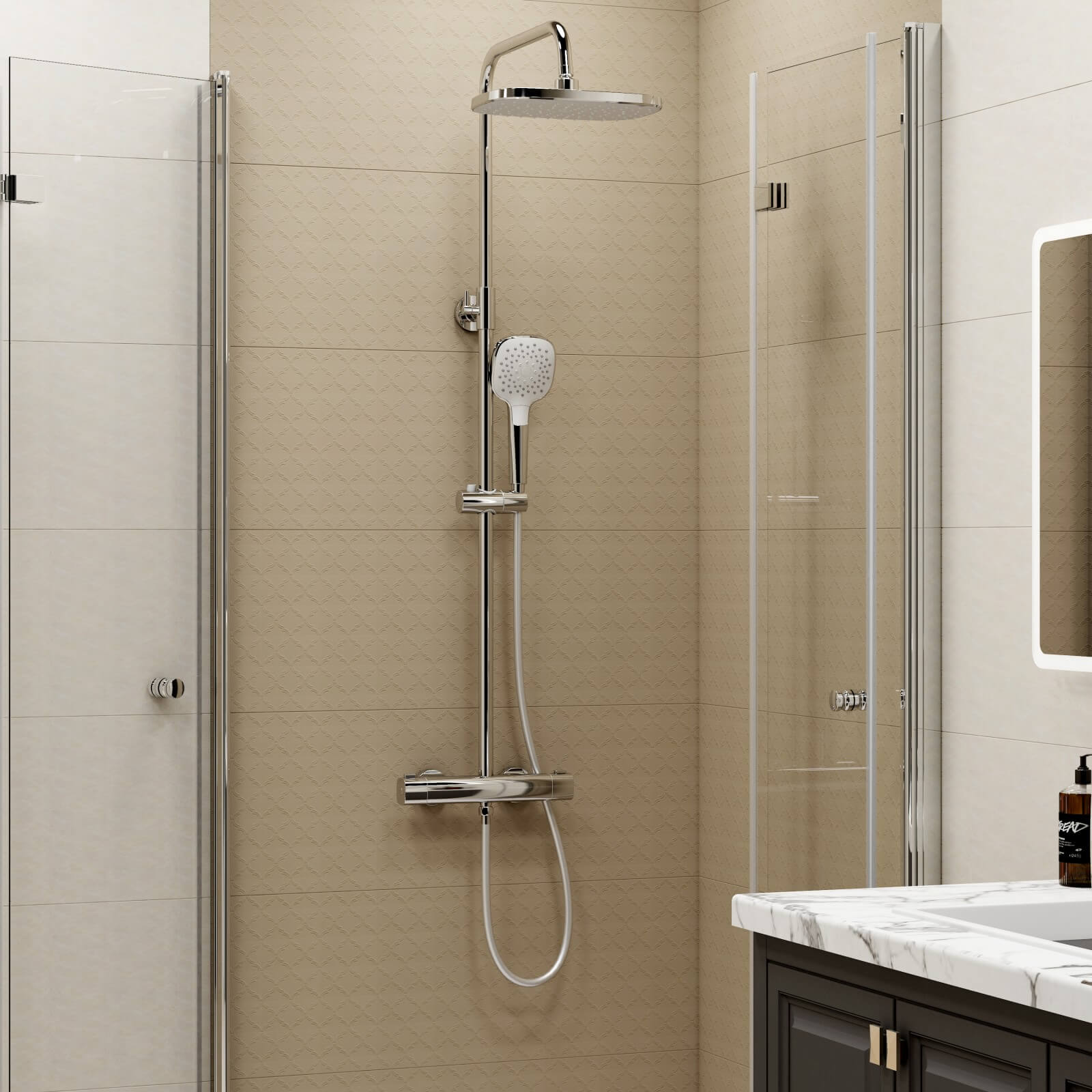 emke-f06-colonne-de-douche-thermostatique-chrom-e image 2