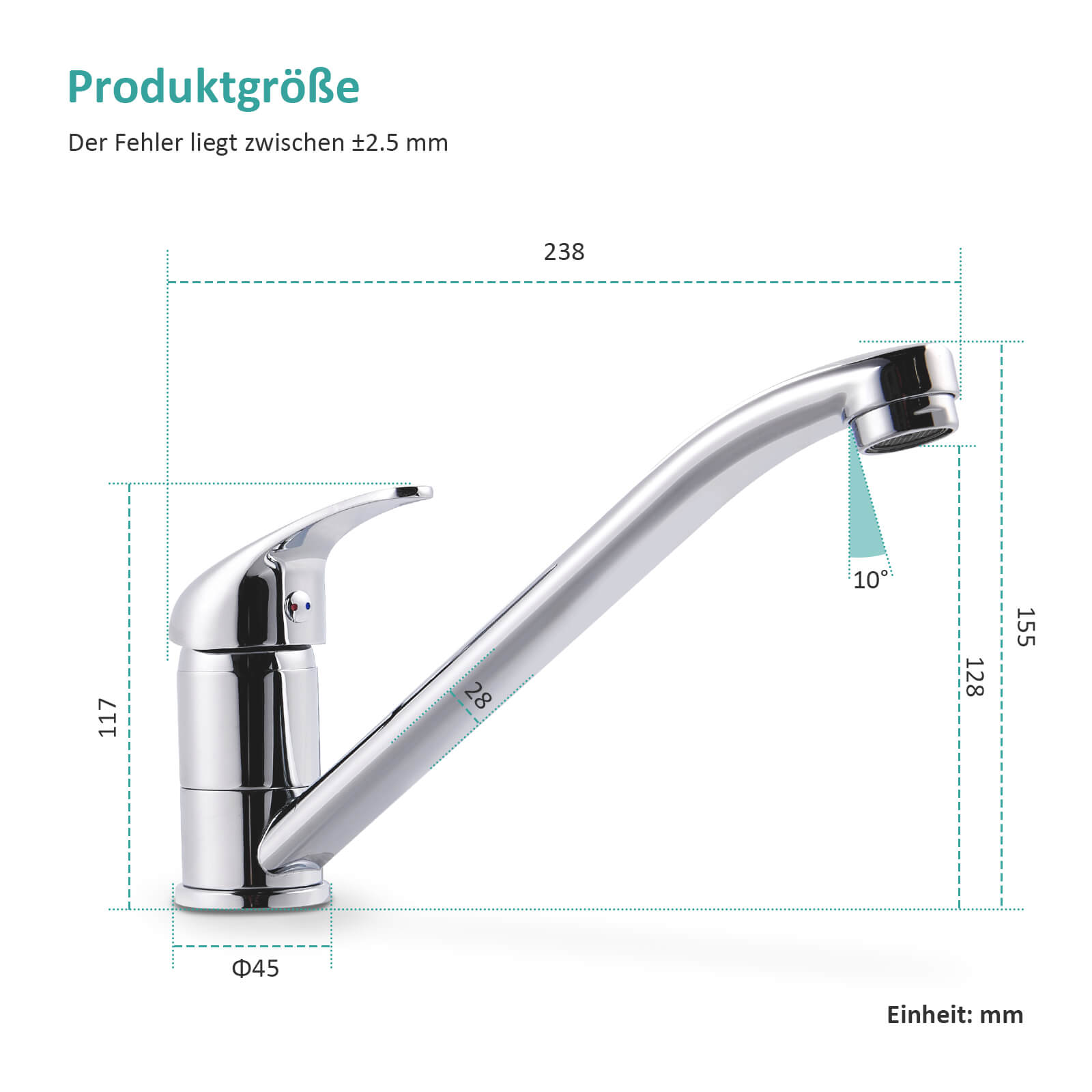 emke-f02-robinet-cuisine-chrom-360-rotatif-monocommande image 8