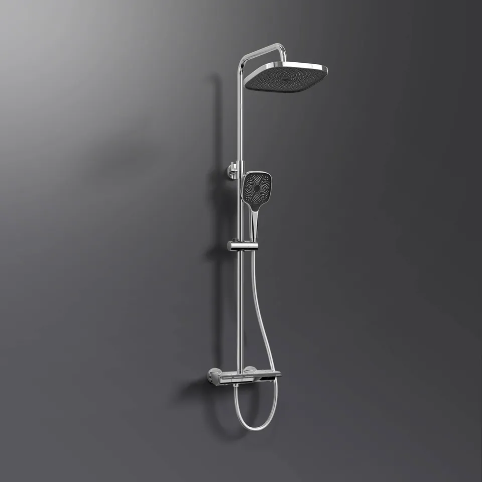 emke-f12-colonne-de-douche-thermostatique-chrome-pluie image 1
