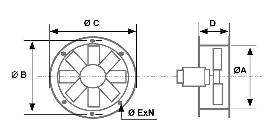 fantini-cosmi-aic-ventilateur-h-lico-de-gainable-carter-court-industriel image 6