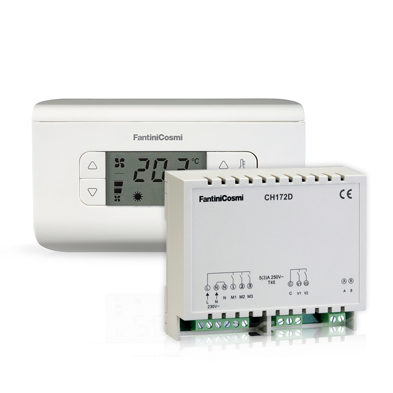 fantini-cosmi-ch130arr-thermostat-ventilo-convecteur-2-4-tubes image 1